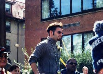 Chris at a parade