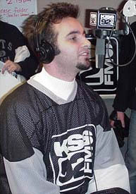 Chris at a radio station!
